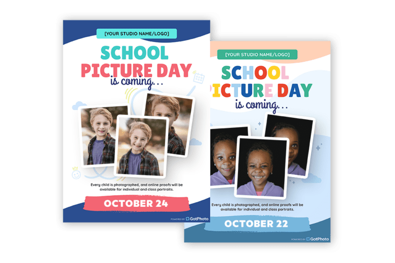 GotPhoto school picture day flyer template